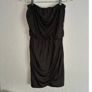 NEW Speechless Strapless Black Copper Studded Mini Dress Country Glam Cowgirl
